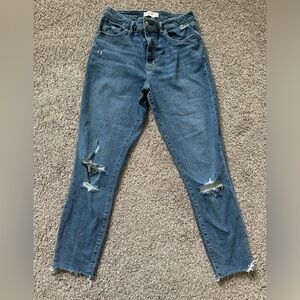 Abercrombie and Fitch super skinny ankle high rise 14 Long curve love